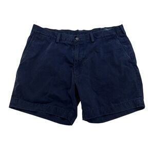 Polo Ralph Lauren Shorts Mens 36 Blue Navy 100% Cotton Classic‎ Preppy Chino